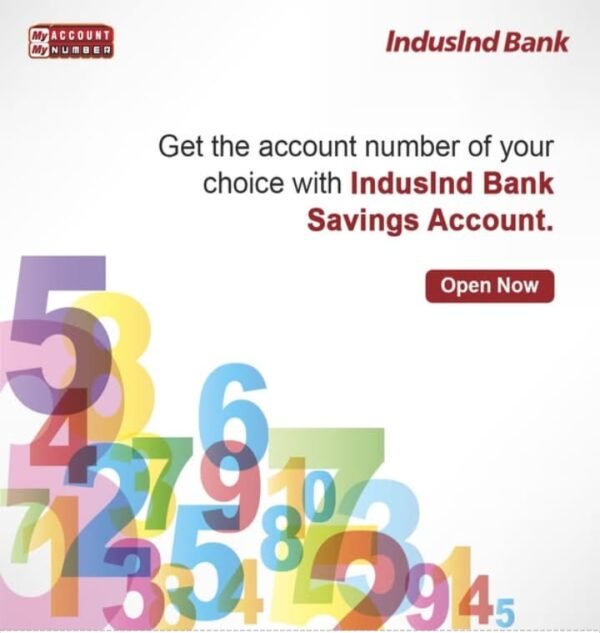 IndusInd 0 Bal Account