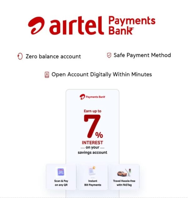 Airtel Payment bank account