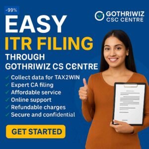 Easy ITR Filing-Gothriwiz