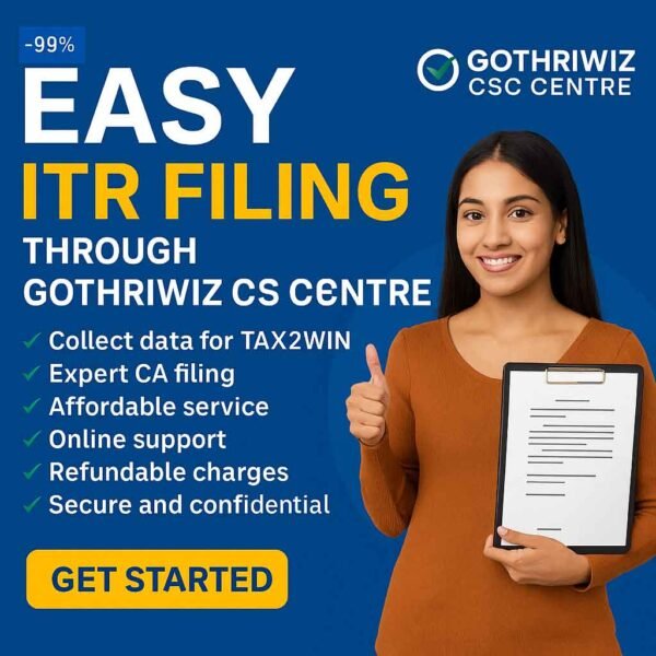 Easy ITR Filing-Gothriwiz