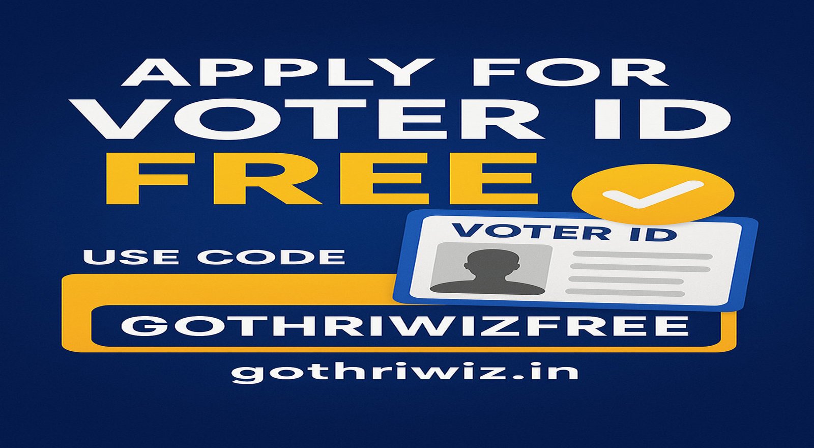 Voter Id free apply